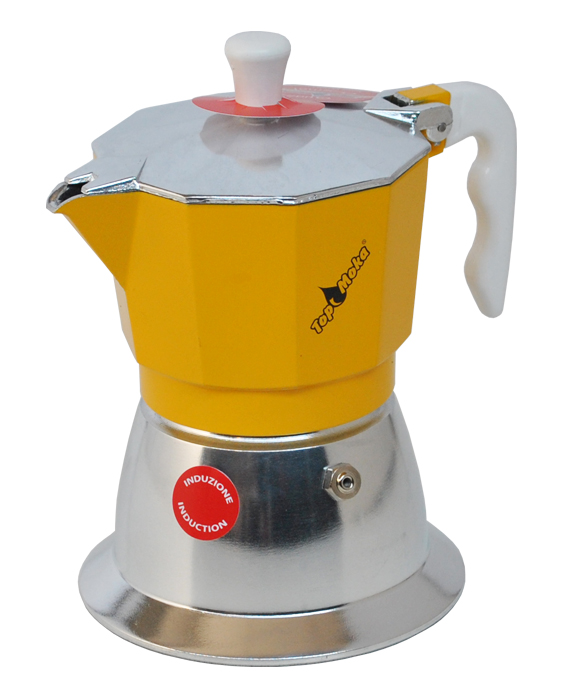 Induction friendly Mokas-Induction coffee makers-Aluminium Induction coffee  machines-Induction-Moka Coffee pots for Induction stoves and kitchen-moka